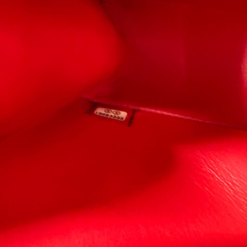 Chanel Red Python And Leather Medium Boy Flap Bag - image 6